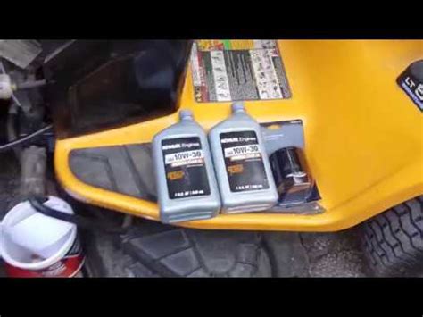 cub cadet mower oil type|cub cadet xt1 oil recommended.